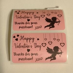 💙100 Valentines Cupid- Shipping Labels Thermal Packaging Stickers 2.25"x1.25💙